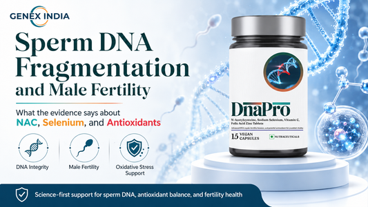 Sperm DNA Fragmentation and Male Fertility: What the Evidence Says About NAC, Antioxidants, and DNA PRO